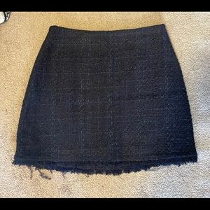 Express NWT Blue Tweed Mini Skirt 8